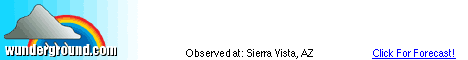Click for Tombstone, Arizona Forecast